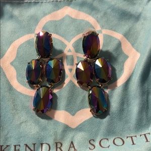 Black Iridescent Earrings Kendra Scott